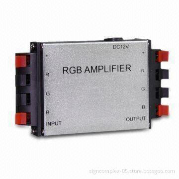 LED Signal Amplifier with 12 to 24V DC Input Voltages and 216 to 423W Output Powers